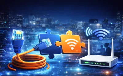 Cabeamento estruturado e Wi‑Fi corporativo: porquê um depende do outro