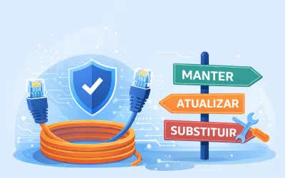 Vida útil do cabeamento estruturado: quando manter, atualizar ou substituir