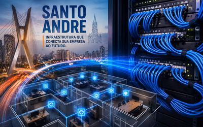 Cabeamento Estruturado em Santo André: rede organizada